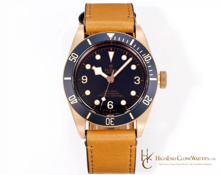 Tudor Black Bay Bronze M79250BB-0001 front view super clone watch