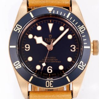 Tudor Black Bay Bronze M79250BB-0001 dial and bezel detail super clone watch