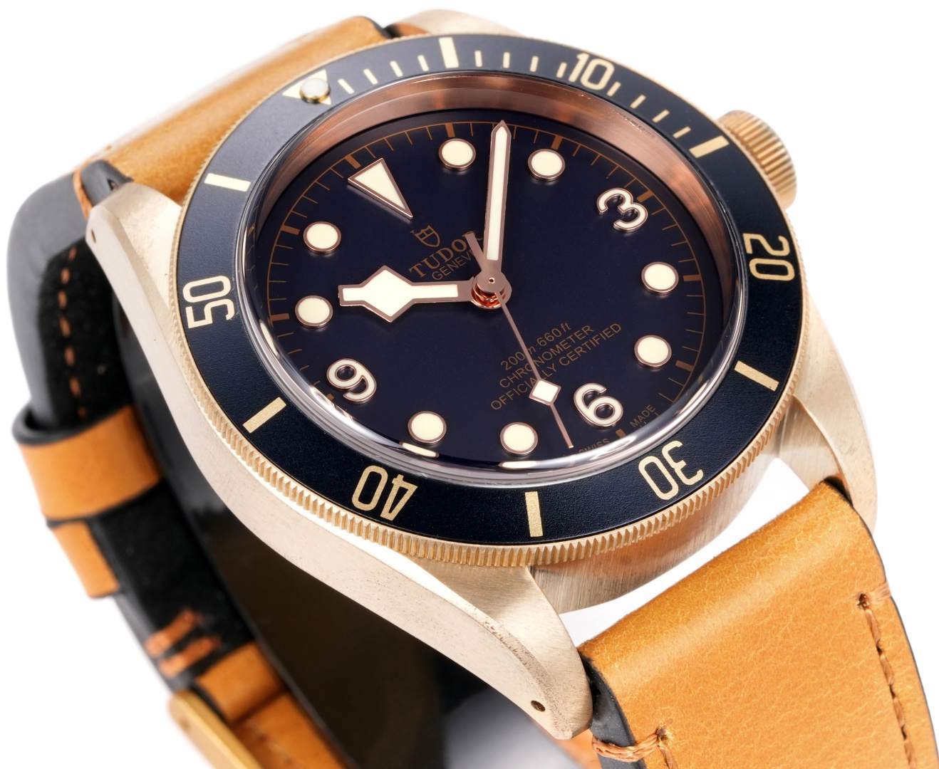 Tudor Black Bay Bronze M79250BB-0001 case profile super clone watch