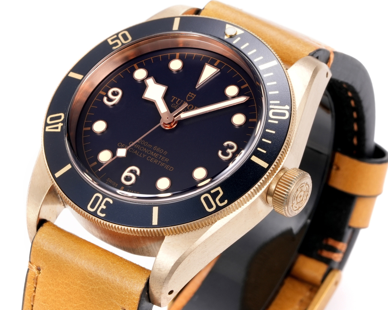 Tudor Black Bay Bronze M79250BB-0001 caseback detail super clone watch