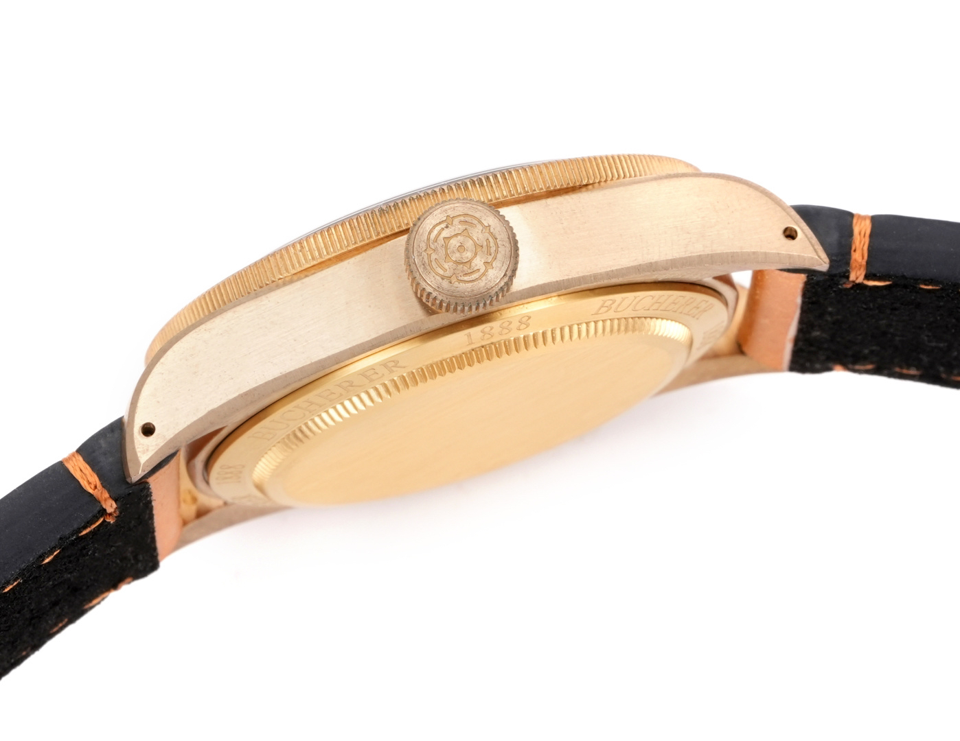 Tudor Black Bay Bronze M79250BB-0001 wrist or angle view super clone watch