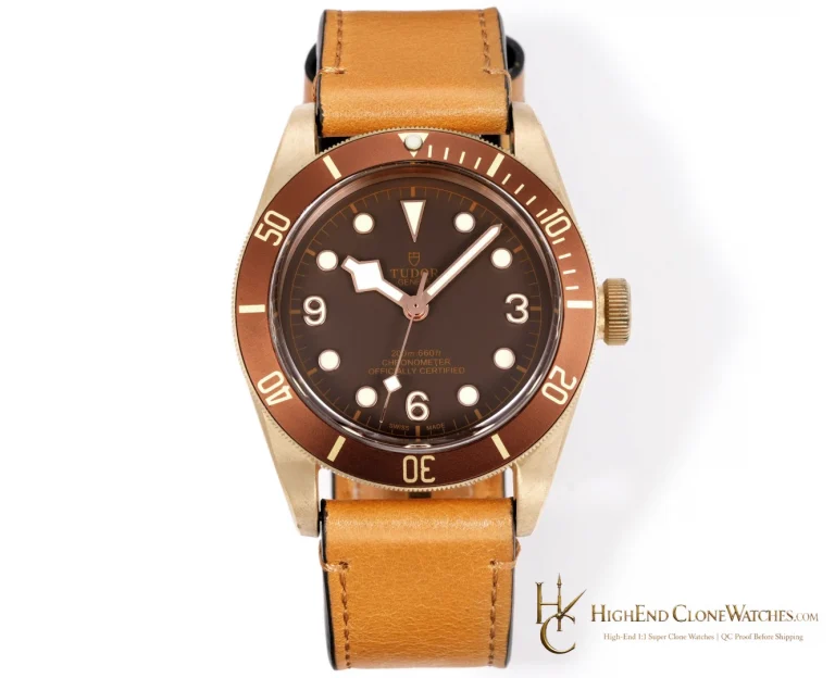 Tudor Black Bay Bronze M79250BM-0005 front view super clone watch