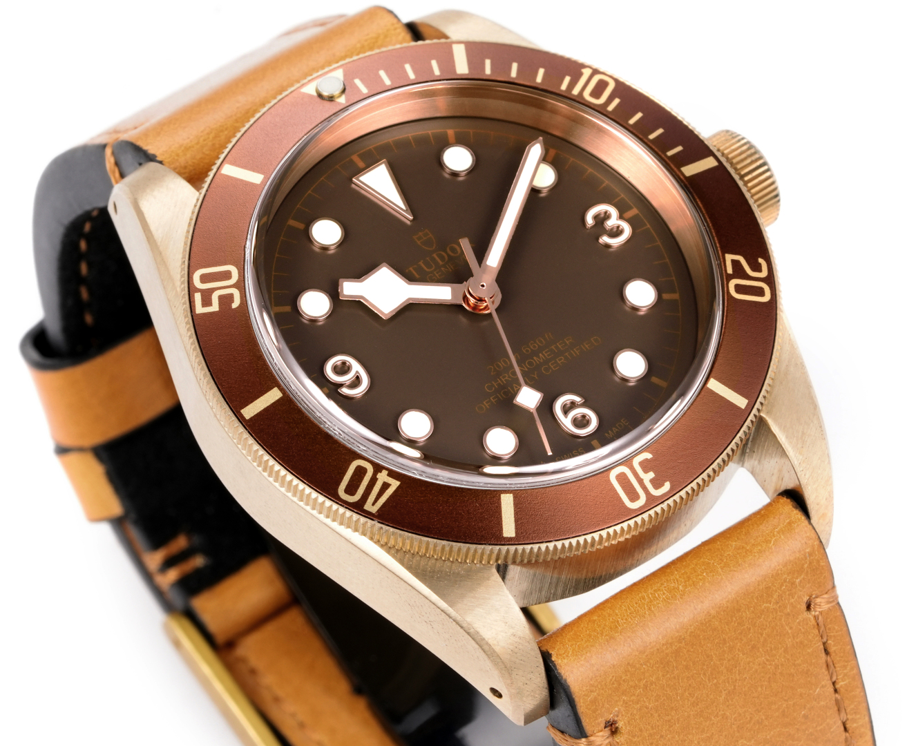 Tudor Black Bay Bronze M79250BM-0005 case profile super clone watch