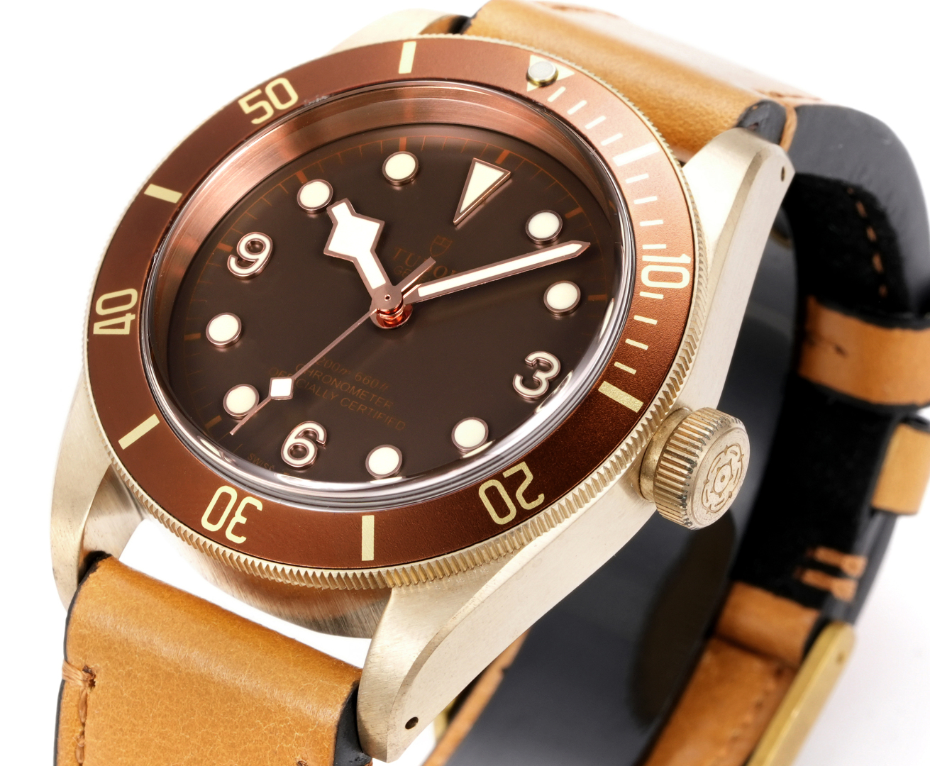 Tudor Black Bay Bronze M79250BM-0005 caseback detail super clone watch