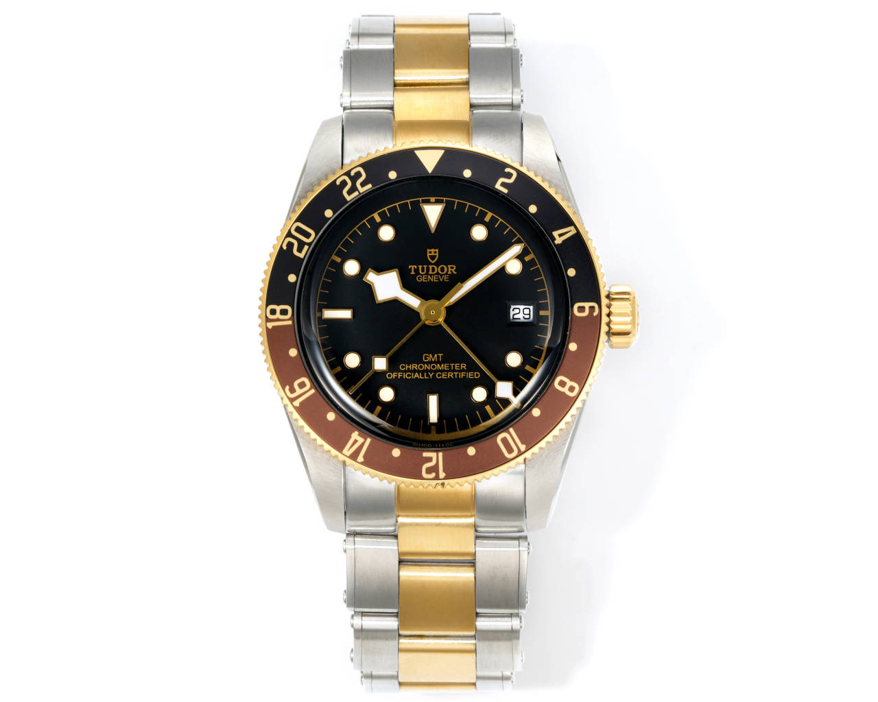 Tudor Black Bay GMT S&G M79833MN-0001 front view super clone watch