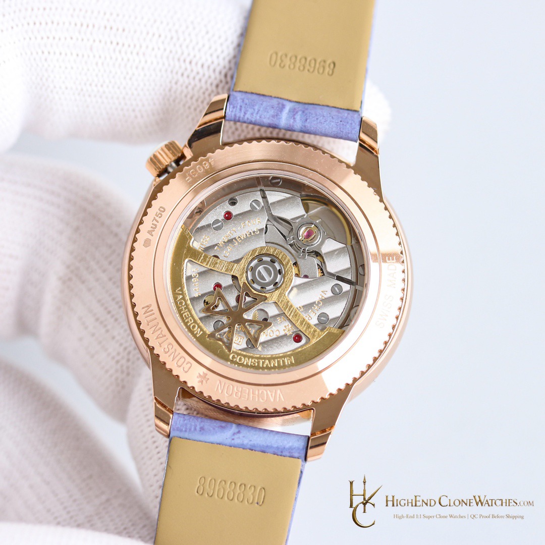 Vacheron Constantin Egerie Moon Phase 8005F/000R-H030 bracelet or strap fit super clone watch