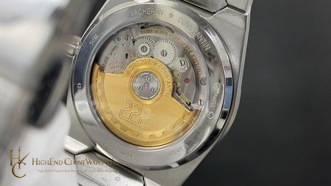 Vacheron Constantin Historiques 222 4200H/200ST crown and case detail super clone watch