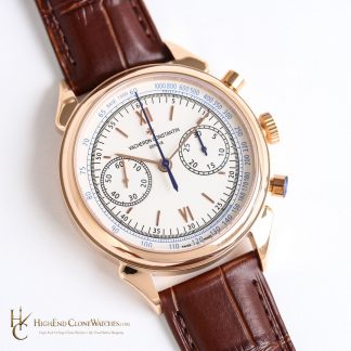 Vacheron Constantin Historiques Cornes de Vache 1955 5000H/000R-B059 angled dial view super clone watch