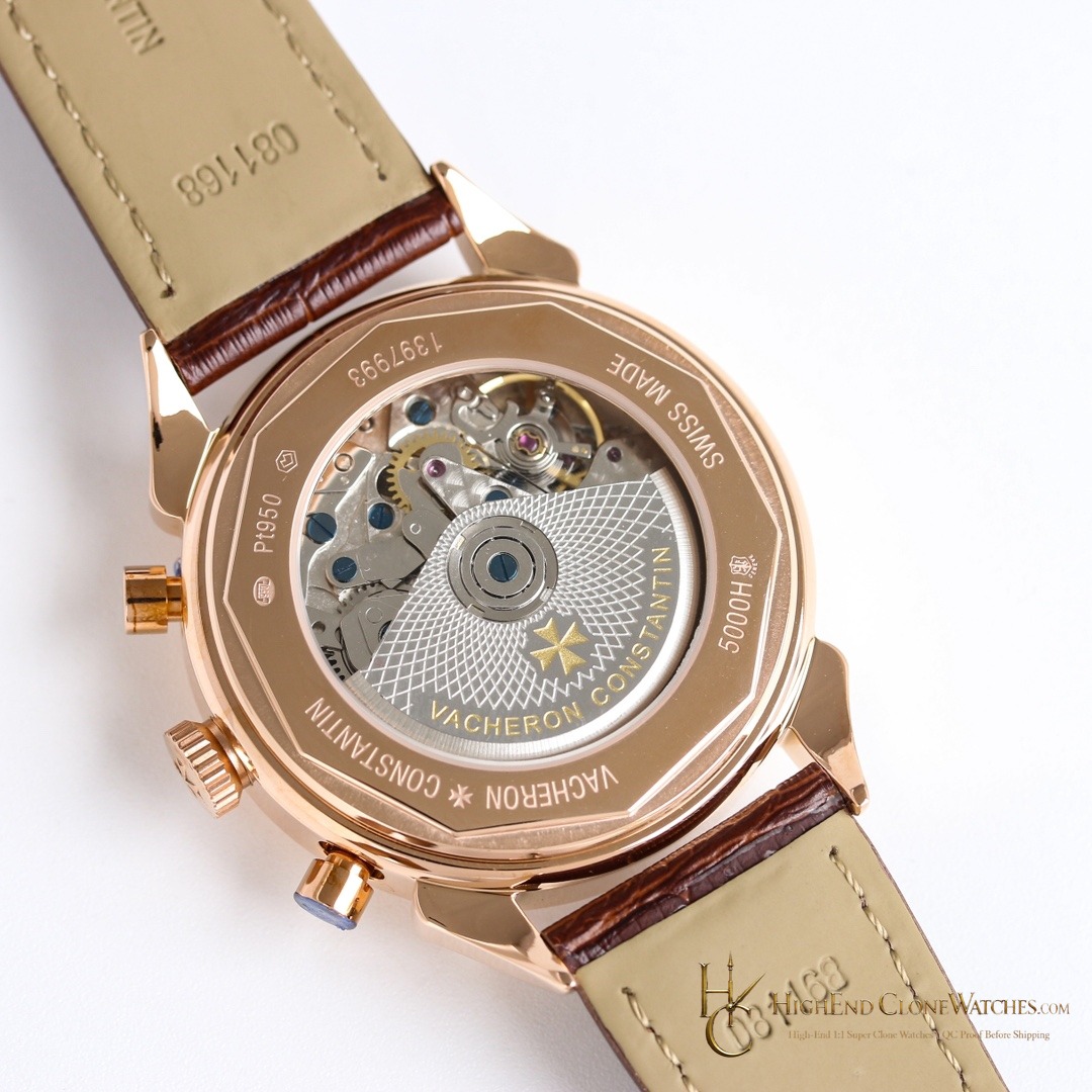 Vacheron Constantin Historiques Cornes de Vache 1955 5000H/000R-B059 caseback view super clone watch