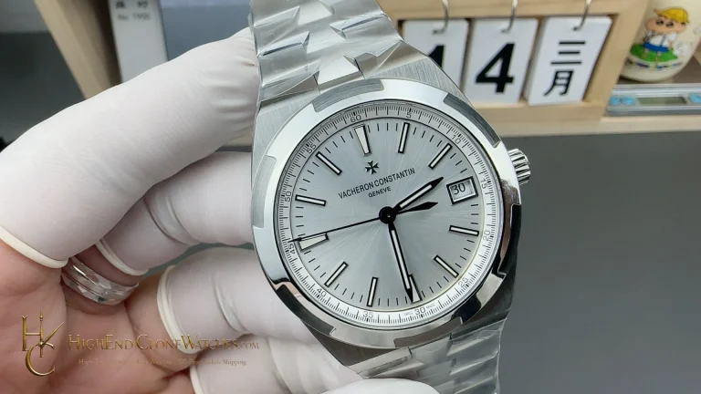 Vacheron Constantin Overseas 4500V/210A-B126 angled dial view super clone watch