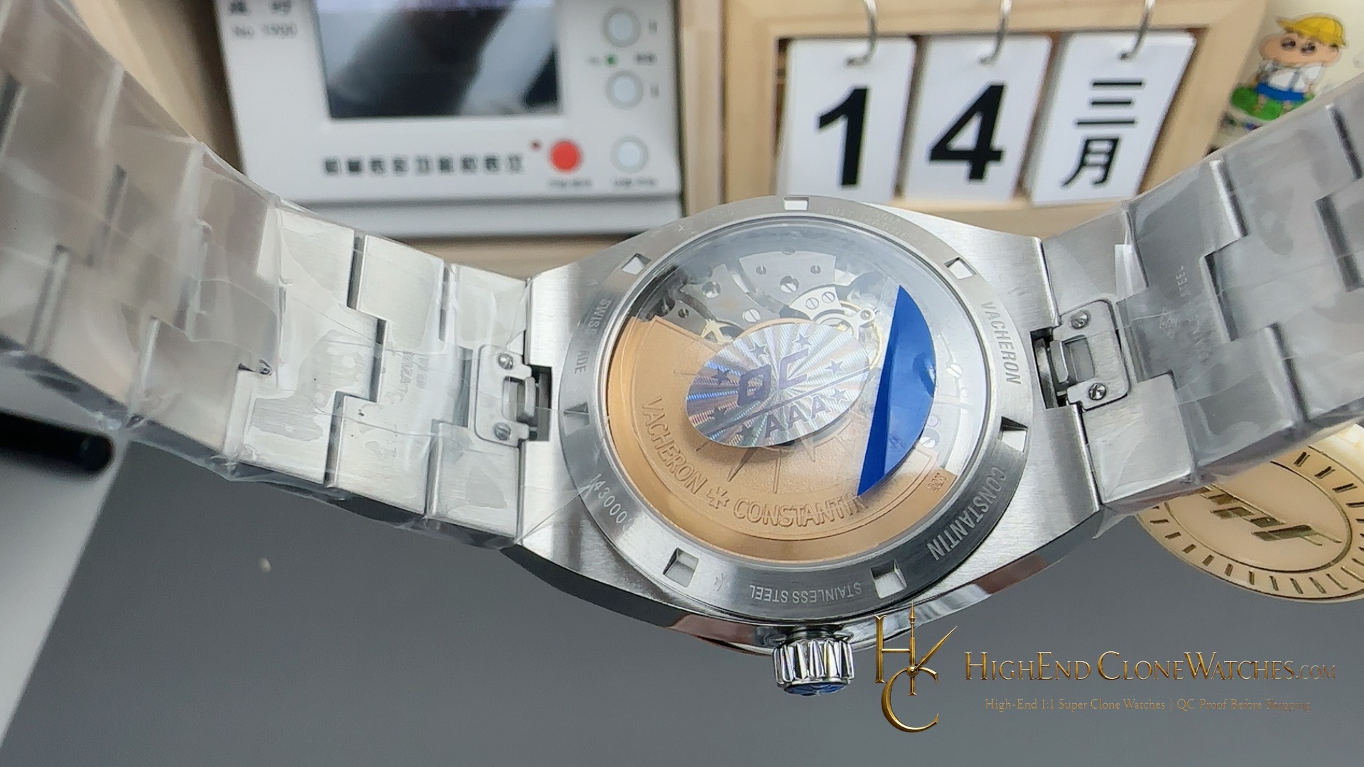 Vacheron Constantin Overseas 4500V/210A-B126 dial and marker detail super clone watch