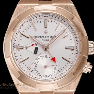 Vacheron Constantin Overseas Dual Time 7920V/000R-B336 angled dial view super clone watch