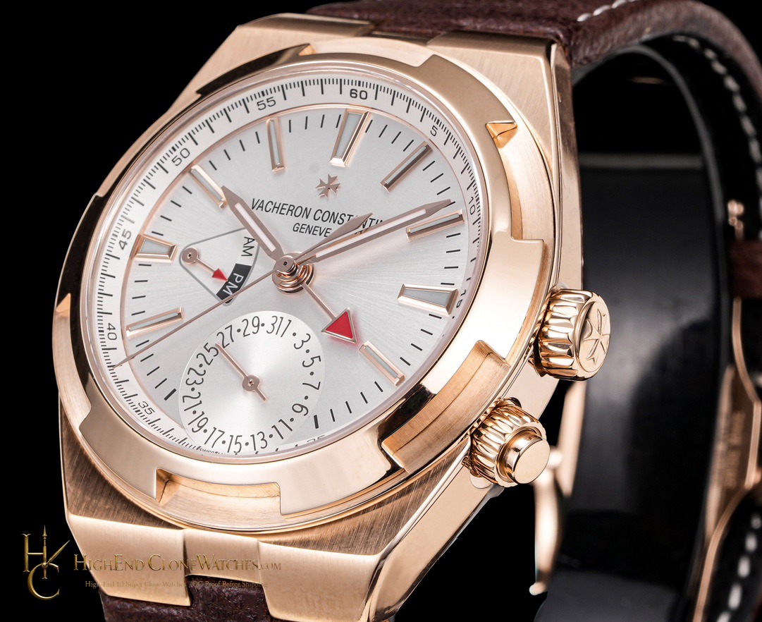 Vacheron Constantin Overseas Dual Time 7920V/000R-B336 bezel detail super clone watch