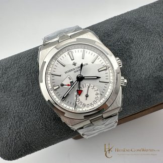Vacheron Constantin Overseas Dual Time 7920V/210A-B333 angled dial view super clone watch