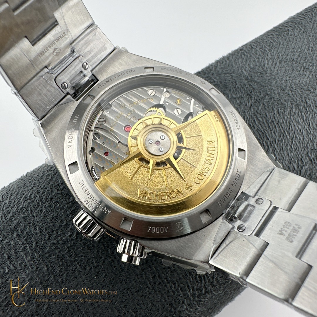 Vacheron Constantin Overseas Dual Time 7920V/210A-B333 buckle or clasp detail super clone watch