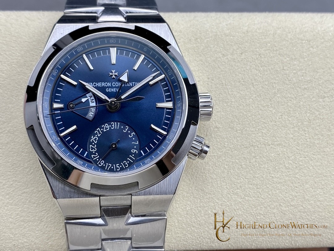 Vacheron Constantin Overseas Dual Time 7920V/210A-B334 front view super clone watch