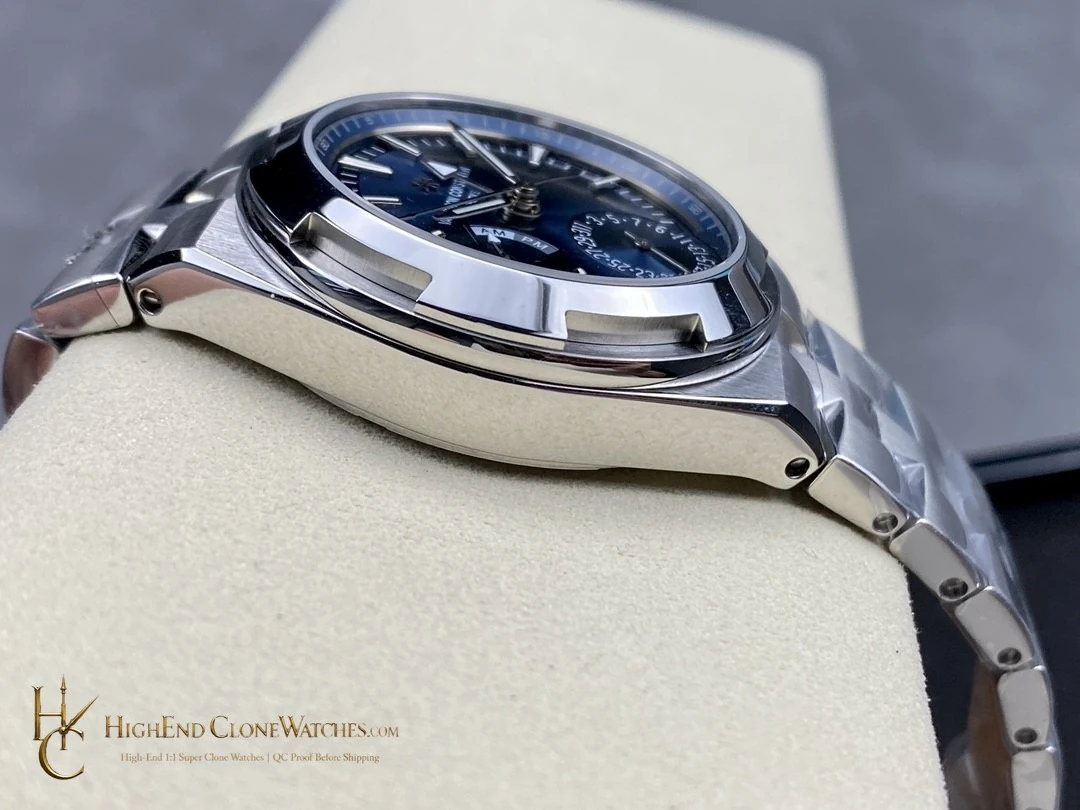 Vacheron Constantin Overseas Dual Time 7920V/210A-B334 crown and case detail super clone watch