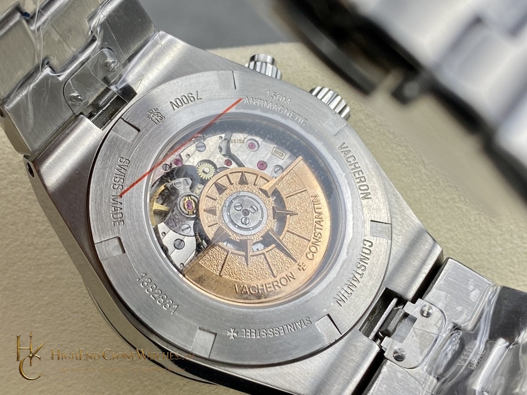 Vacheron Constantin Overseas Dual Time 7920V/210A-B334 buckle or clasp detail super clone watch