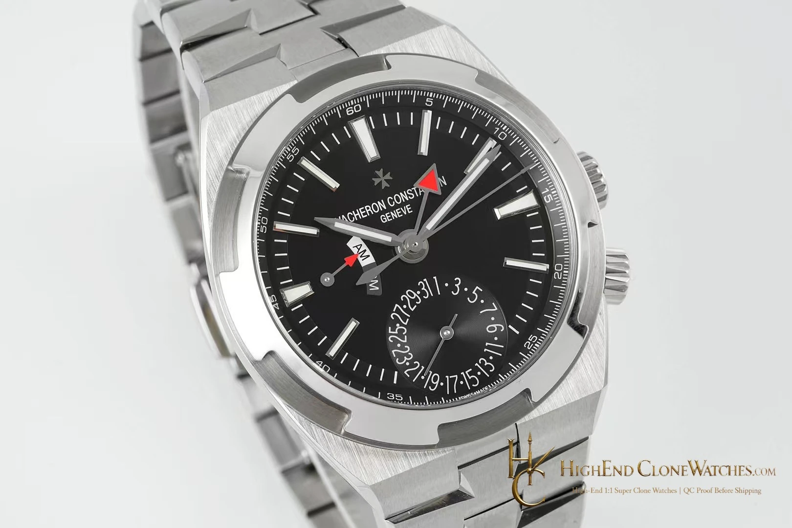 Vacheron Constantin Overseas Dual Time 7920V/210A-B546 bezel detail super clone watch