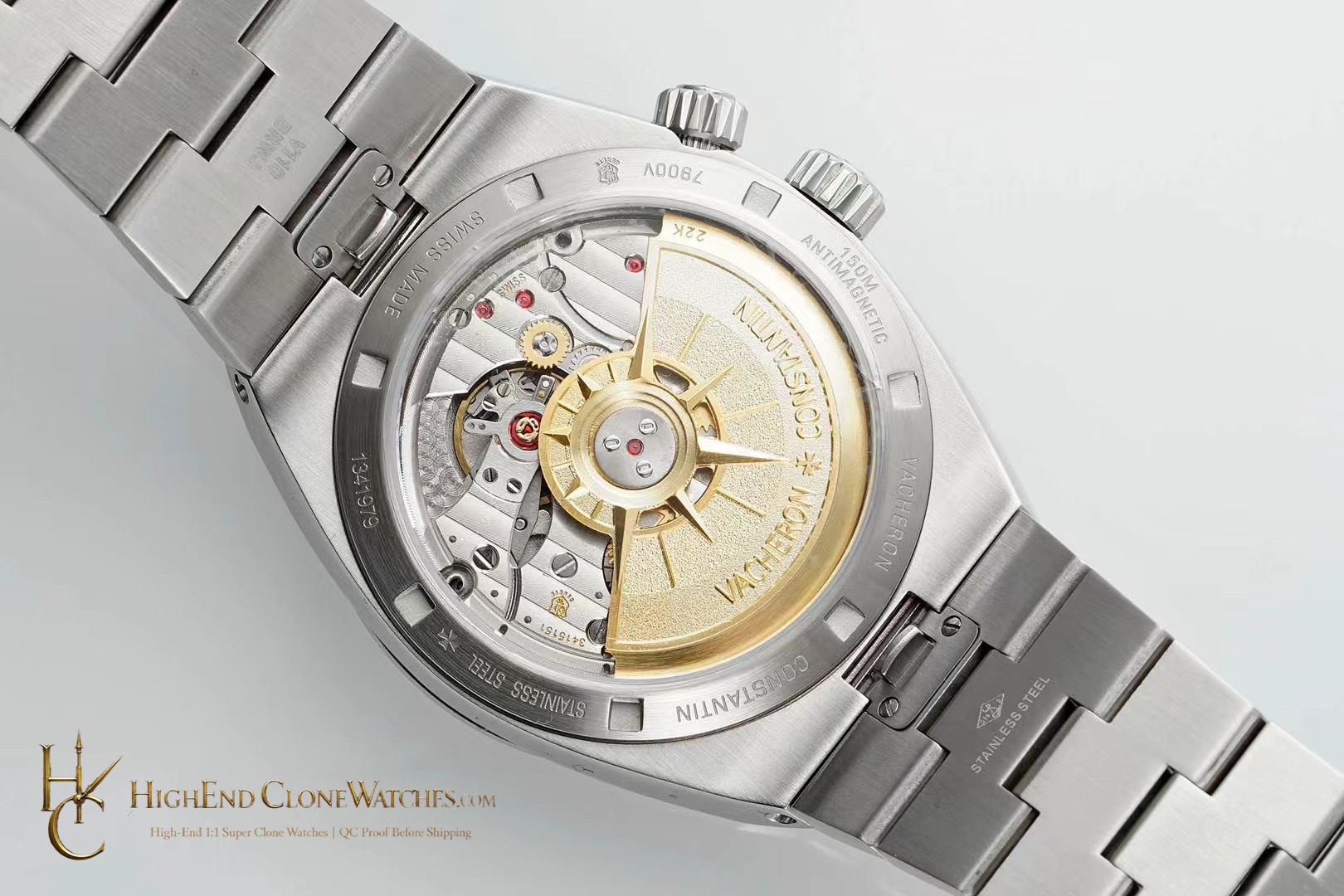 Vacheron Constantin Overseas Dual Time 7920V/210A-B546 buckle or clasp detail super clone watch