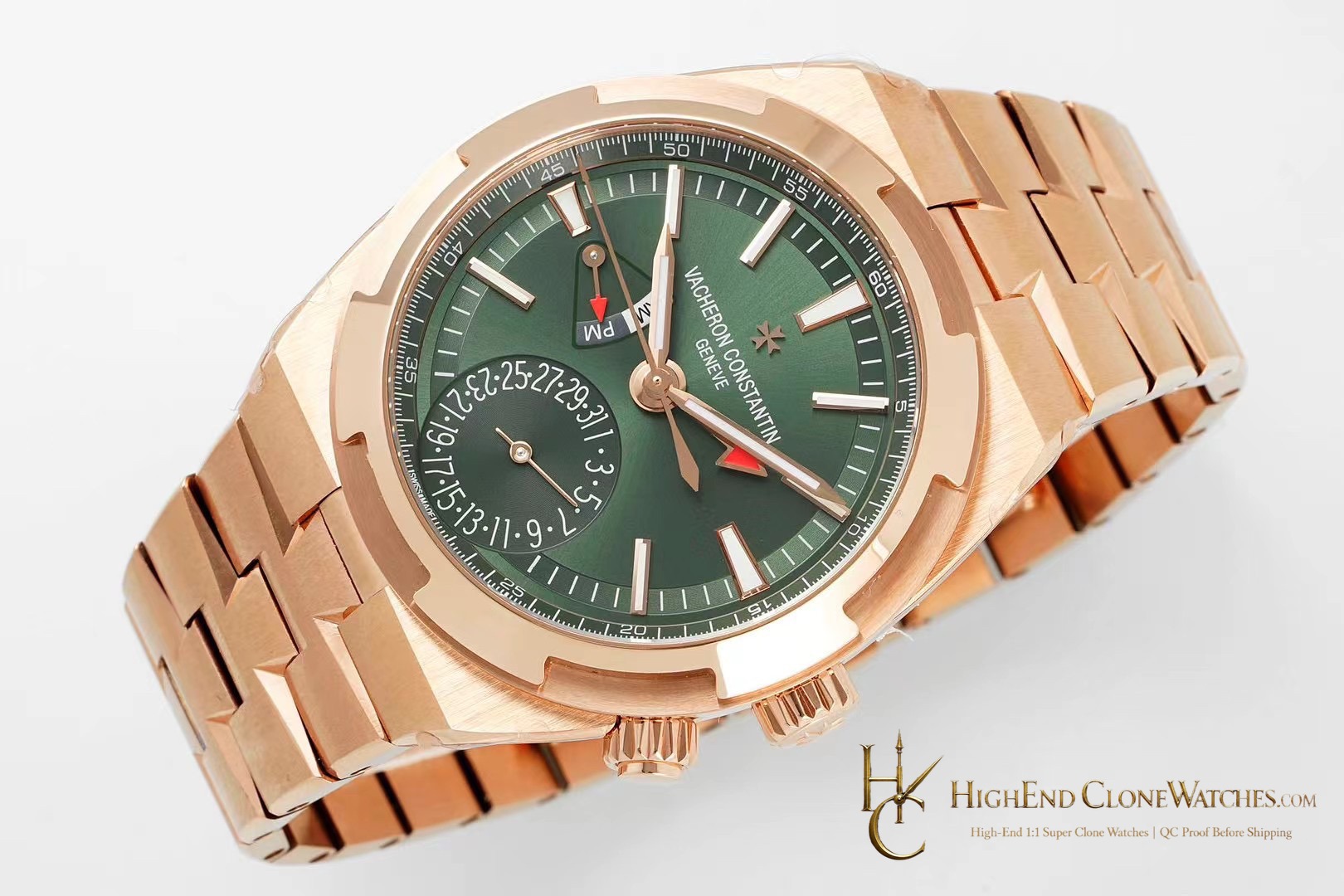 Vacheron Constantin Overseas Dual Time 7920V/210R-B965 bezel detail super clone watch