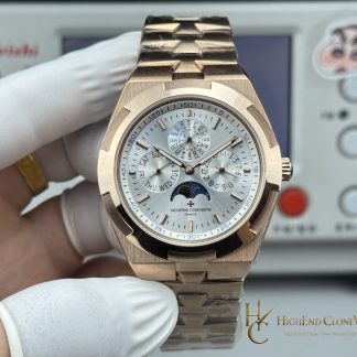 Vacheron Constantin Overseas Perpetual Calendar 4300V/220R-B064 front view super clone watch