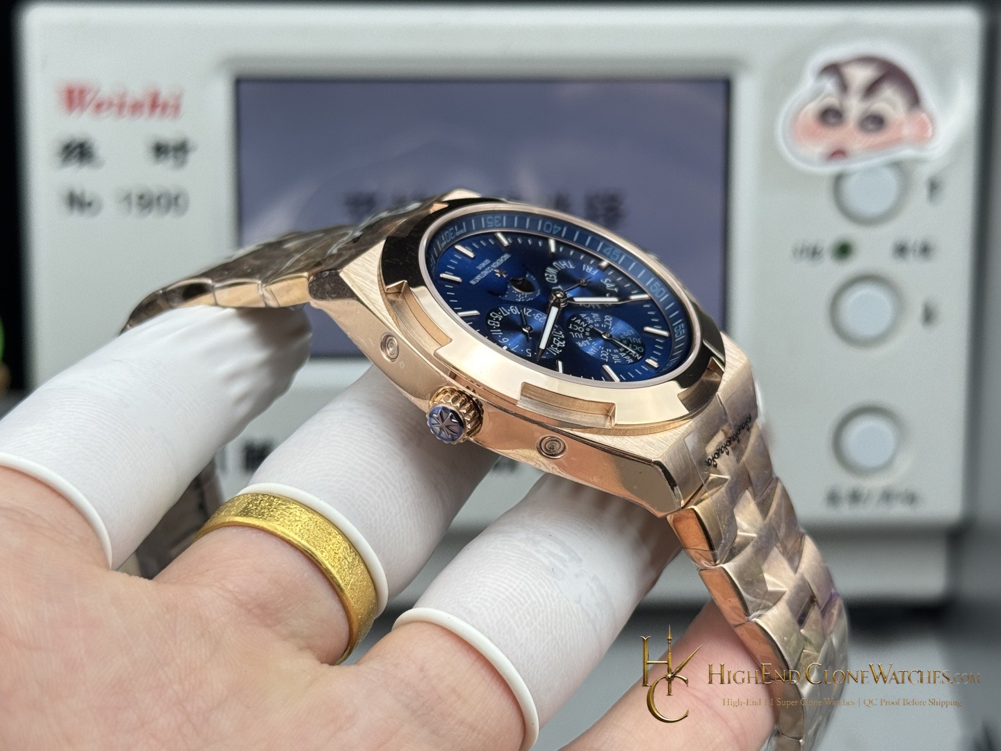 Vacheron Constantin Overseas Perpetual Calendar 4300V/220R-B509 bracelet or strap fit super clone watch