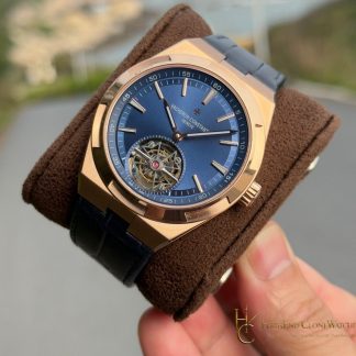 Vacheron Constantin Overseas Tourbillon 6000V/210R-B733 angled dial view super clone watch