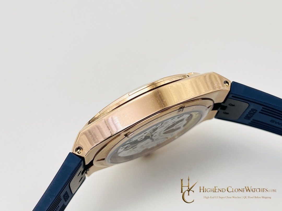 Vacheron Constantin Overseas Tourbillon 6000V/210R-B733 crown and case detail super clone watch