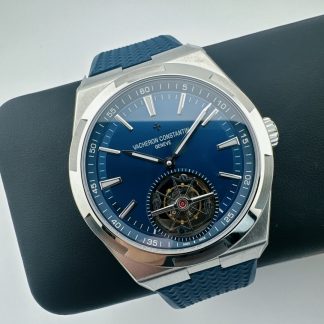 Vacheron Constantin Overseas Tourbillon 6000V/110A-B544 angled dial view super clone watch