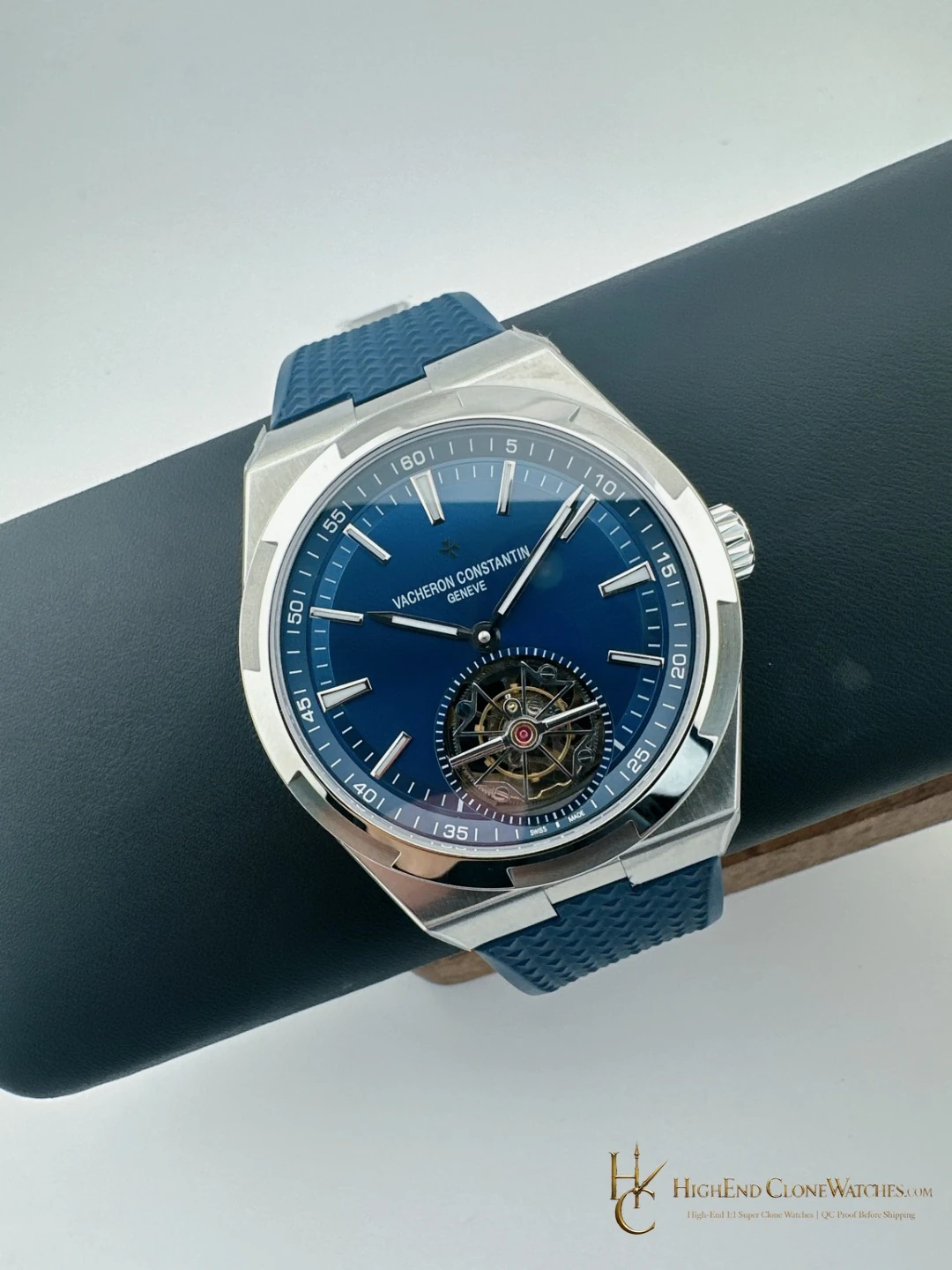 Vacheron Constantin Overseas Tourbillon 6000V/110A-B544 bezel detail super clone watch