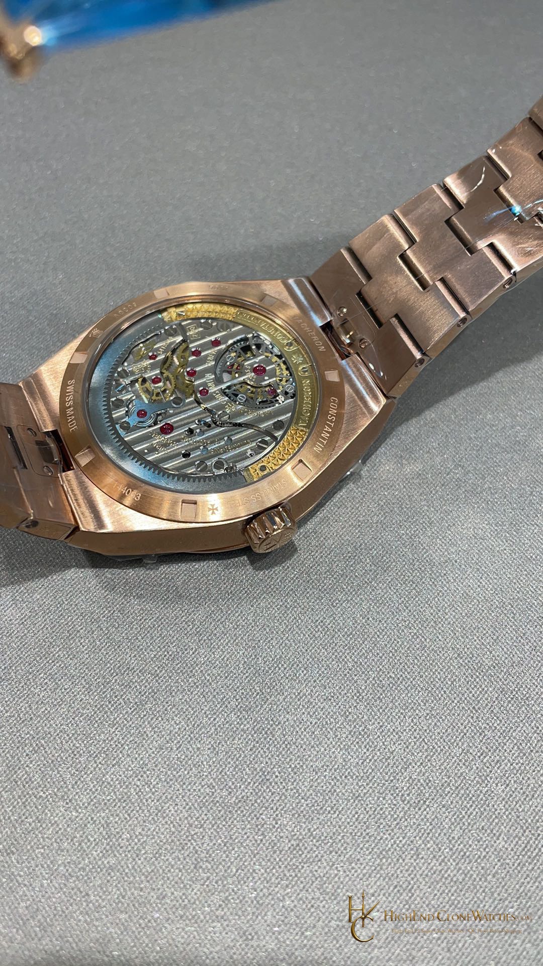 Vacheron Constantin Overseas Tourbillon 6000V/210R-B733 side case profile super clone watch