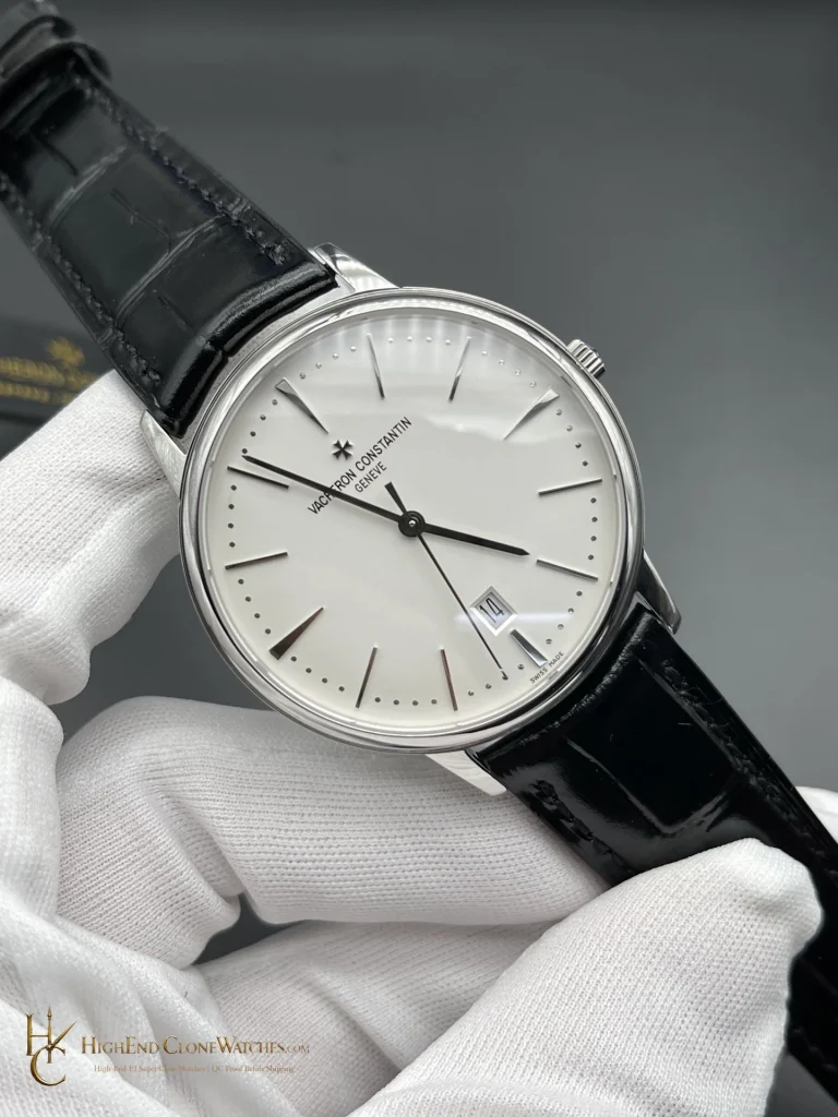 Vacheron Constantin Patrimony 85180/000G-9230 angled dial view super clone watch