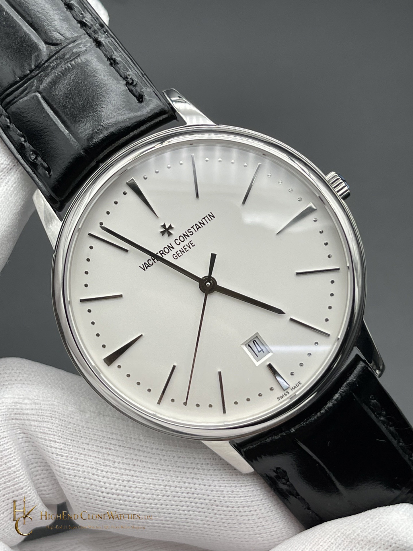 Vacheron Constantin Patrimony 85180/000G-9230 bezel detail super clone watch