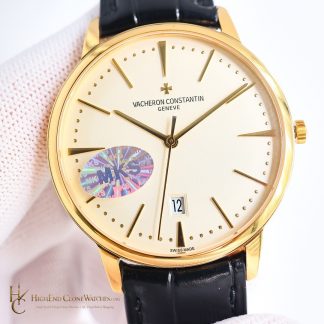 Vacheron Constantin Patrimony 85180/000J-9231 angled dial view super clone watch