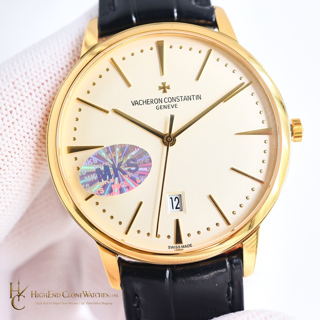 Vacheron Constantin Patrimony 85180/000J-9231 angled dial view super clone watch