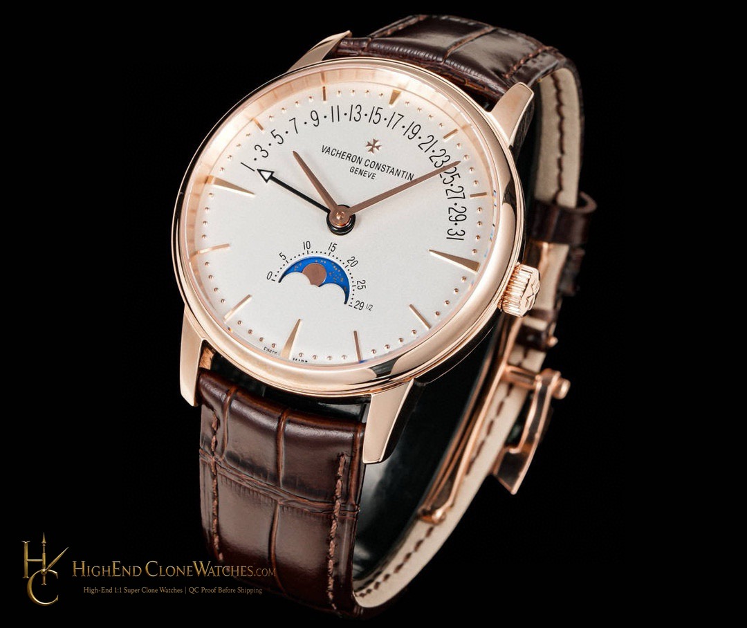 Vacheron Constantin Patrimony Retrograde Day-Date 4010U/000R-B329 angled dial view super clone watch