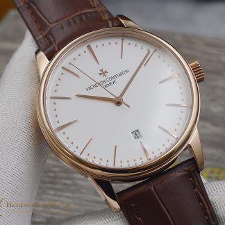 Vacheron Constantin Patrimony 85180/000R-9248 angled dial view super clone watch