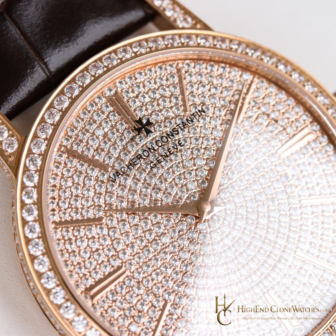 Vacheron Constantin Patrimony bezel detail super clone watch