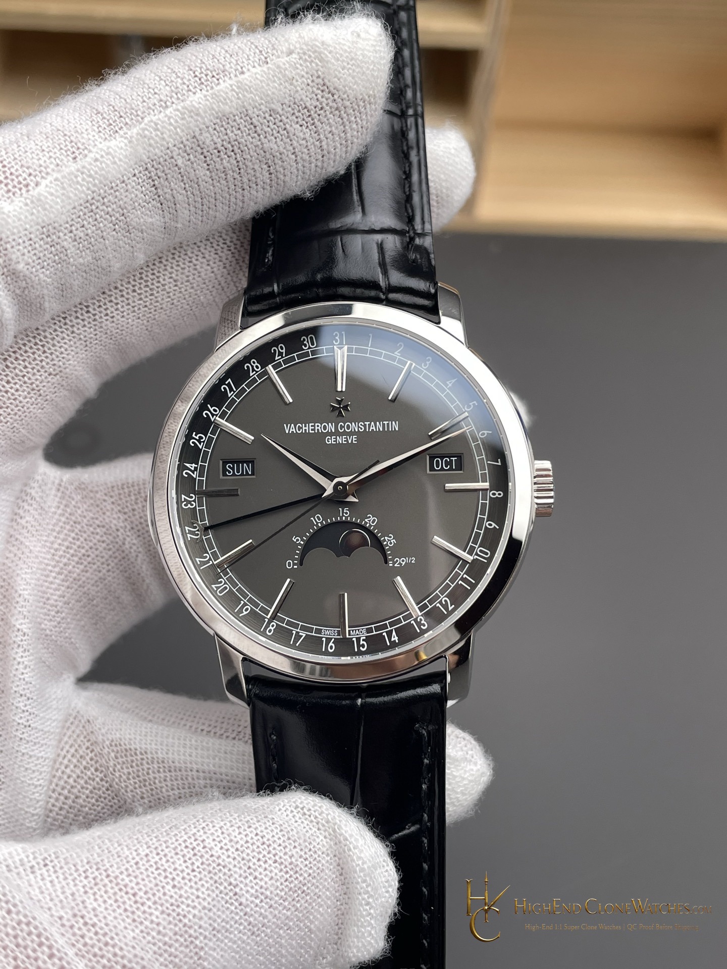 Vacheron Constantin Traditionnelle 4010T/000G-B740 front view super clone watch
