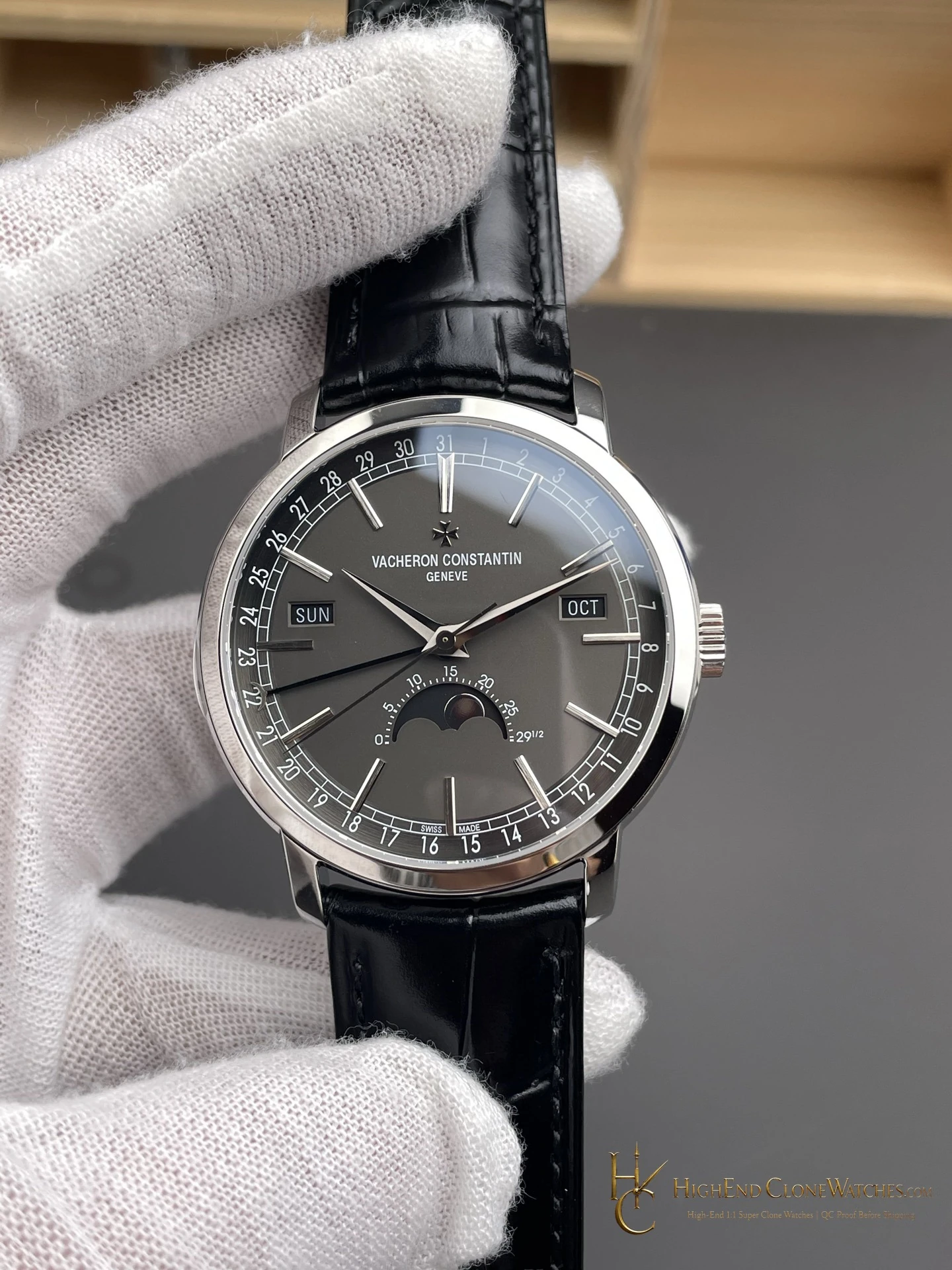 Vacheron Constantin Traditionnelle 4010T/000G-B740 front view super clone watch