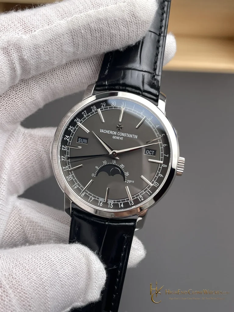 Vacheron Constantin Traditionnelle 4010T/000G-B740 angled dial view super clone watch