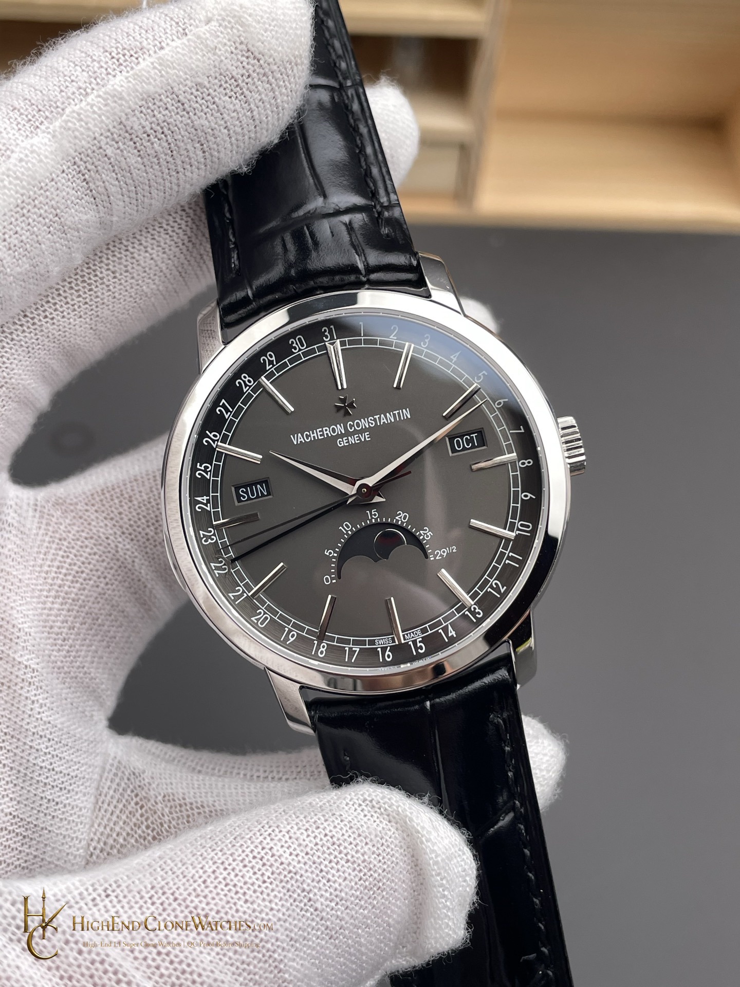 Vacheron Constantin Traditionnelle 4010T/000G-B740 dial and marker detail super clone watch