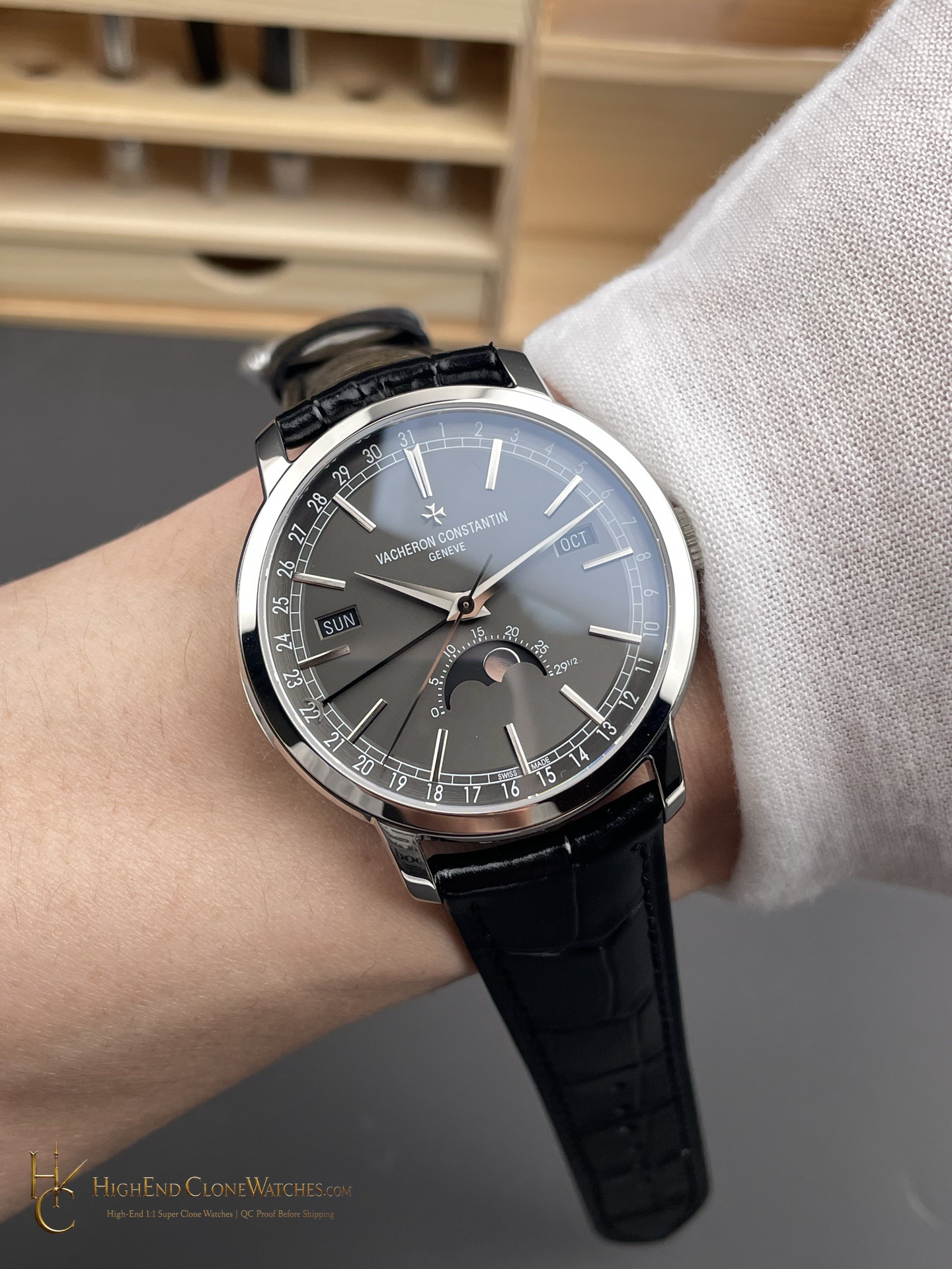 Vacheron Constantin Traditionnelle 4010T/000G-B740 caseback view super clone watch
