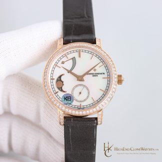 Vacheron Constantin Traditionnelle Moon Phase 83570/000R-9915 front view super clone watch