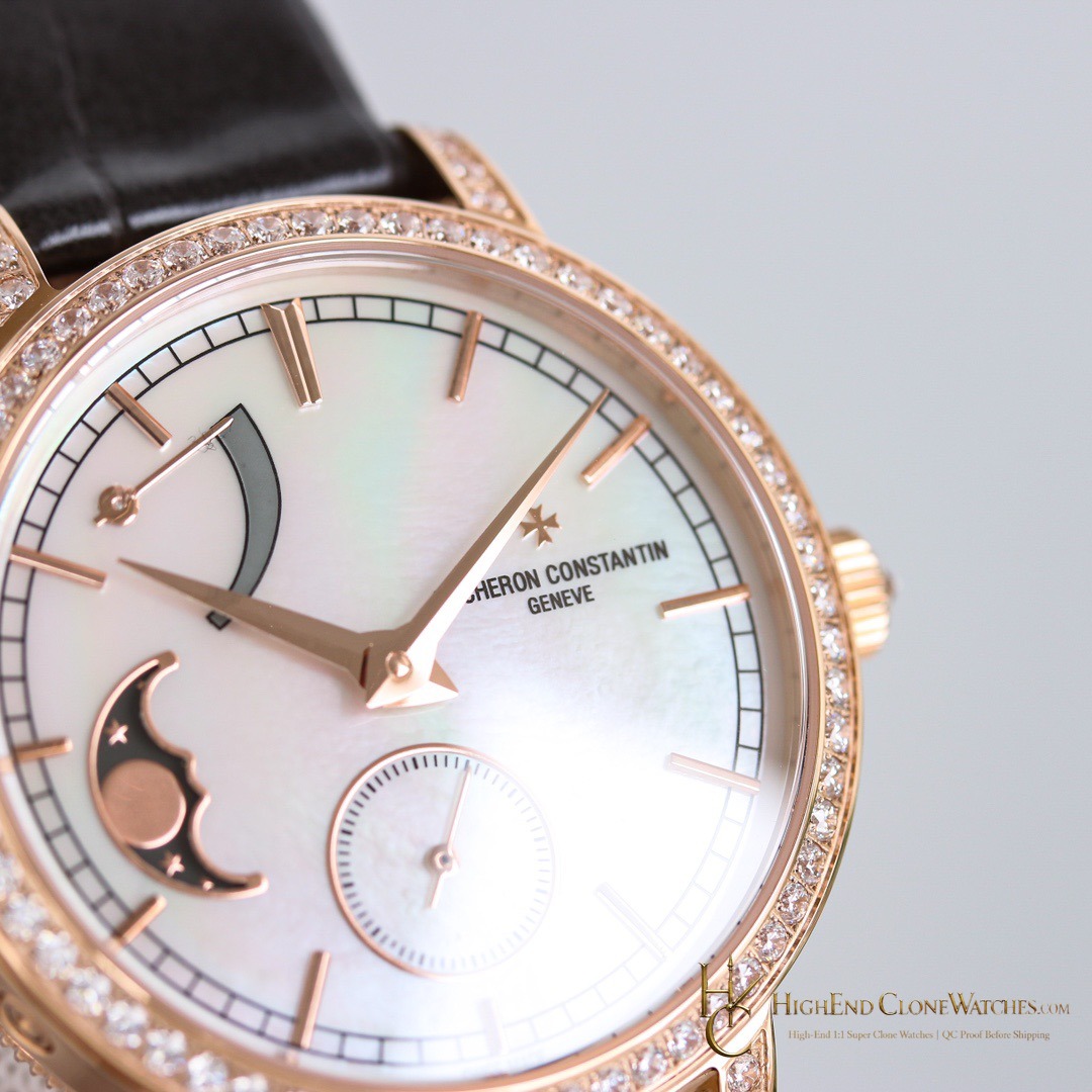 Vacheron Constantin Traditionnelle Moon Phase 83570/000R-9915 side case profile super clone watch