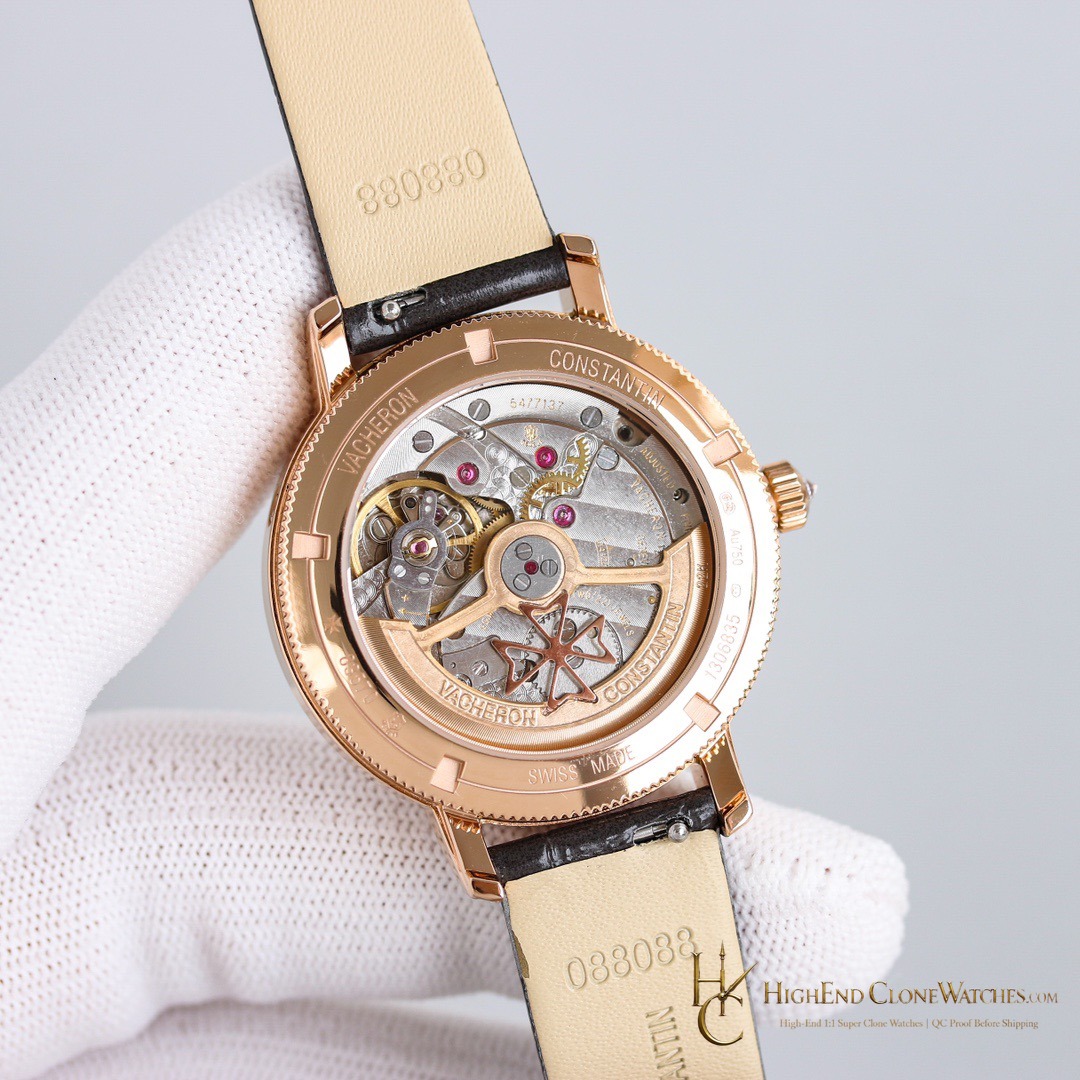 Vacheron Constantin Traditionnelle Moon Phase 83570/000R-9915 buckle or clasp detail super clone watch