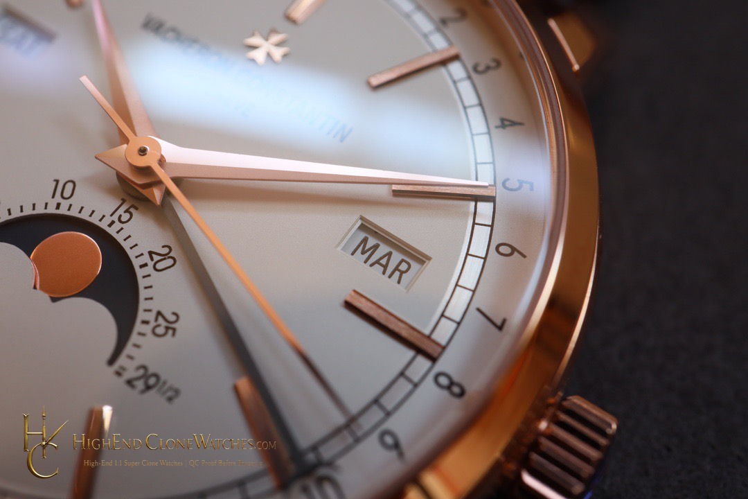 Vacheron Constantin Traditionnelle 4010T/000R-B344 crown and case detail super clone watch