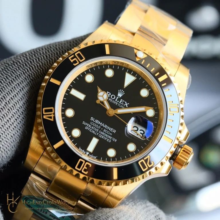 Rolex Submariner 126618LN angled dial view super clone watch