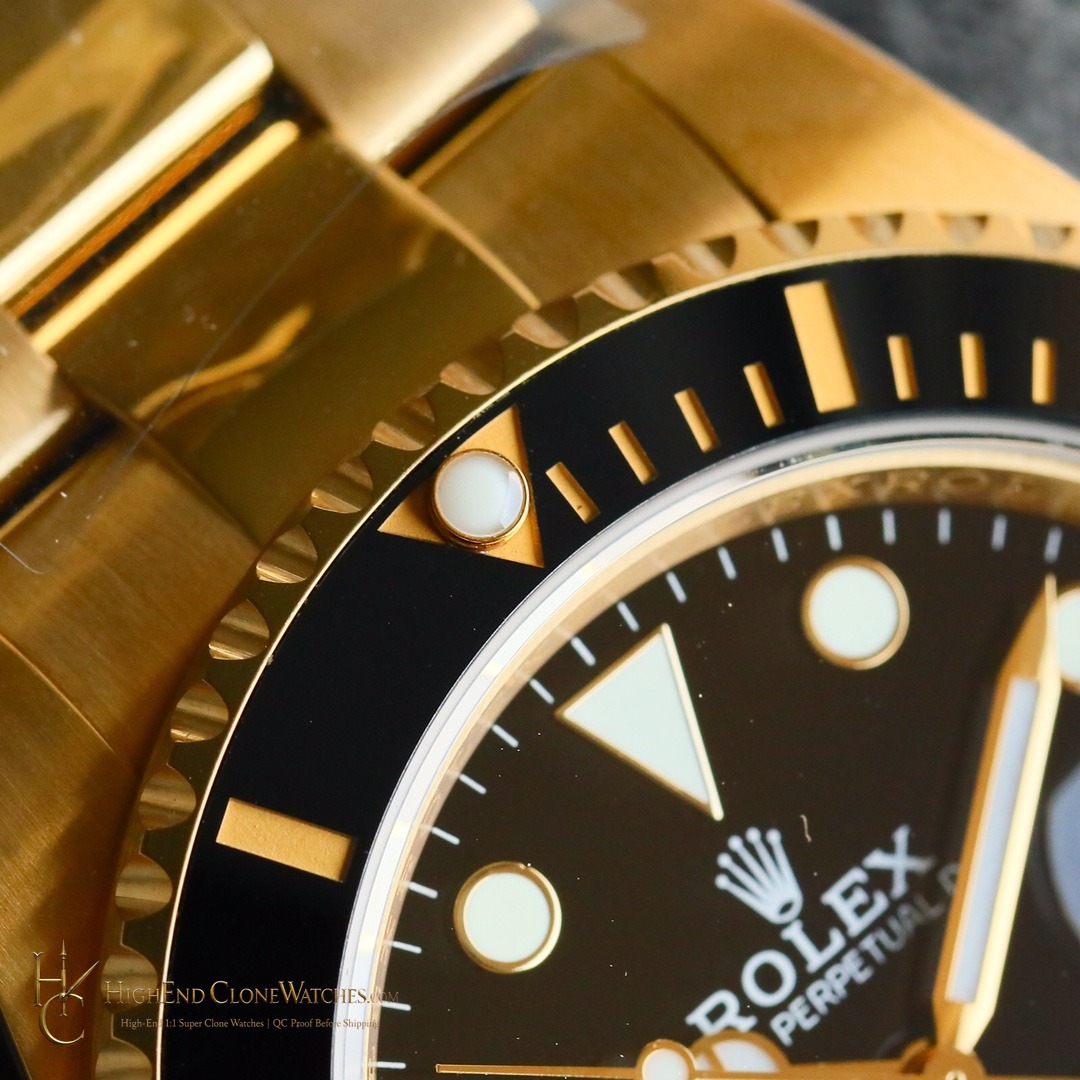Rolex Submariner 126618LN dial and marker detail super clone watch